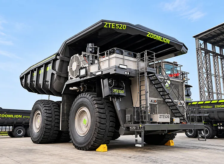 The world's largest hybrid electric drive mining truck