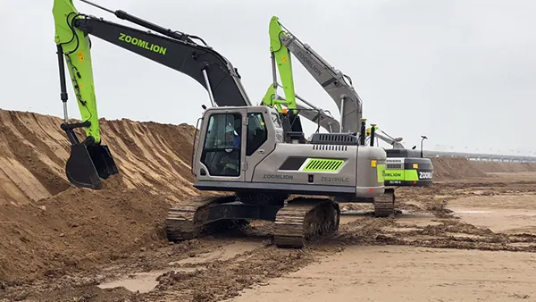 Medium Excavator ZE210GLC in mideast area