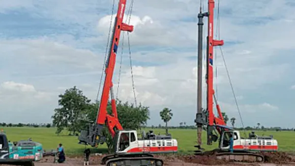 ZR360 heavy-duty rotary drilling rig operating in Malaysia