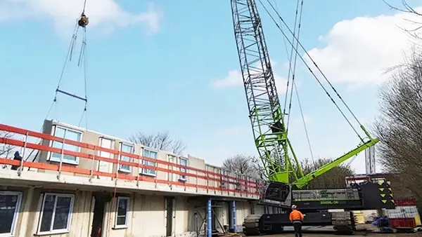 ZOOMLION ZCC2200AE5 Crawler Crane Enters the European Union Market