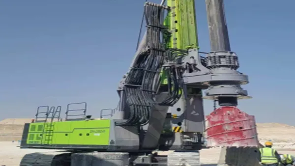 ZOOMLION ZR420GW Rotary Drilling Rig Supports Major Development in Riyadh