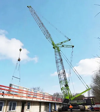 ZOOMLION ZCC2200AE5 Crawler Crane Enters the European Union Market