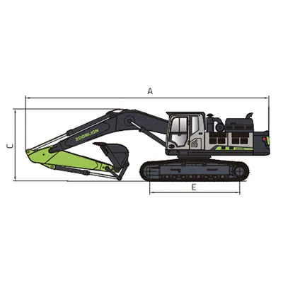 ZE500G/ZE550G Large Excavator