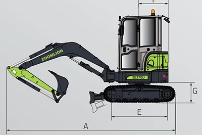 ZE27GU Mini Excavator