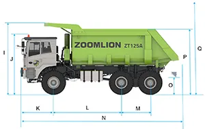 ZT125A Mining Dump Trucks