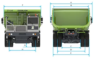 ZT125A Mining Dump Trucks