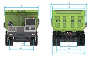 ZT125G Mining Dump Trucks