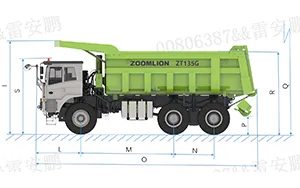 ZT135G Mining Dump Trucks