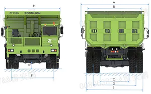 ZT135G Mining Dump Trucks