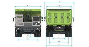 ZT135HEV Mining Dump Trucks