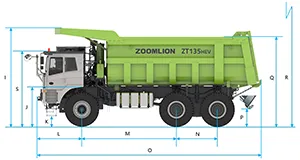 ZT135HEV Mining Dump Trucks