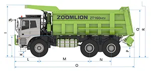 ZT160HEV Mining Dump Trucks