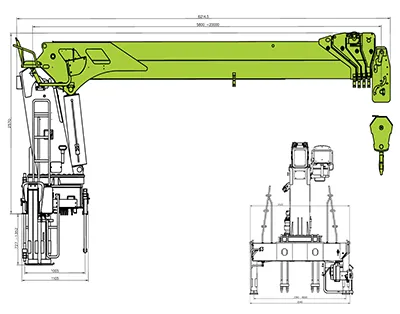 Knuckle-boom Truck-mounted Crane ZTK24000V