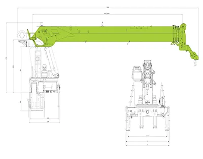 Knuckle-boom Truck-mounted Crane ZTK24000V