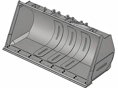 Flat bottom bucket
